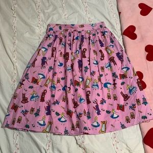 Alice and Wonderland Midi Skirt